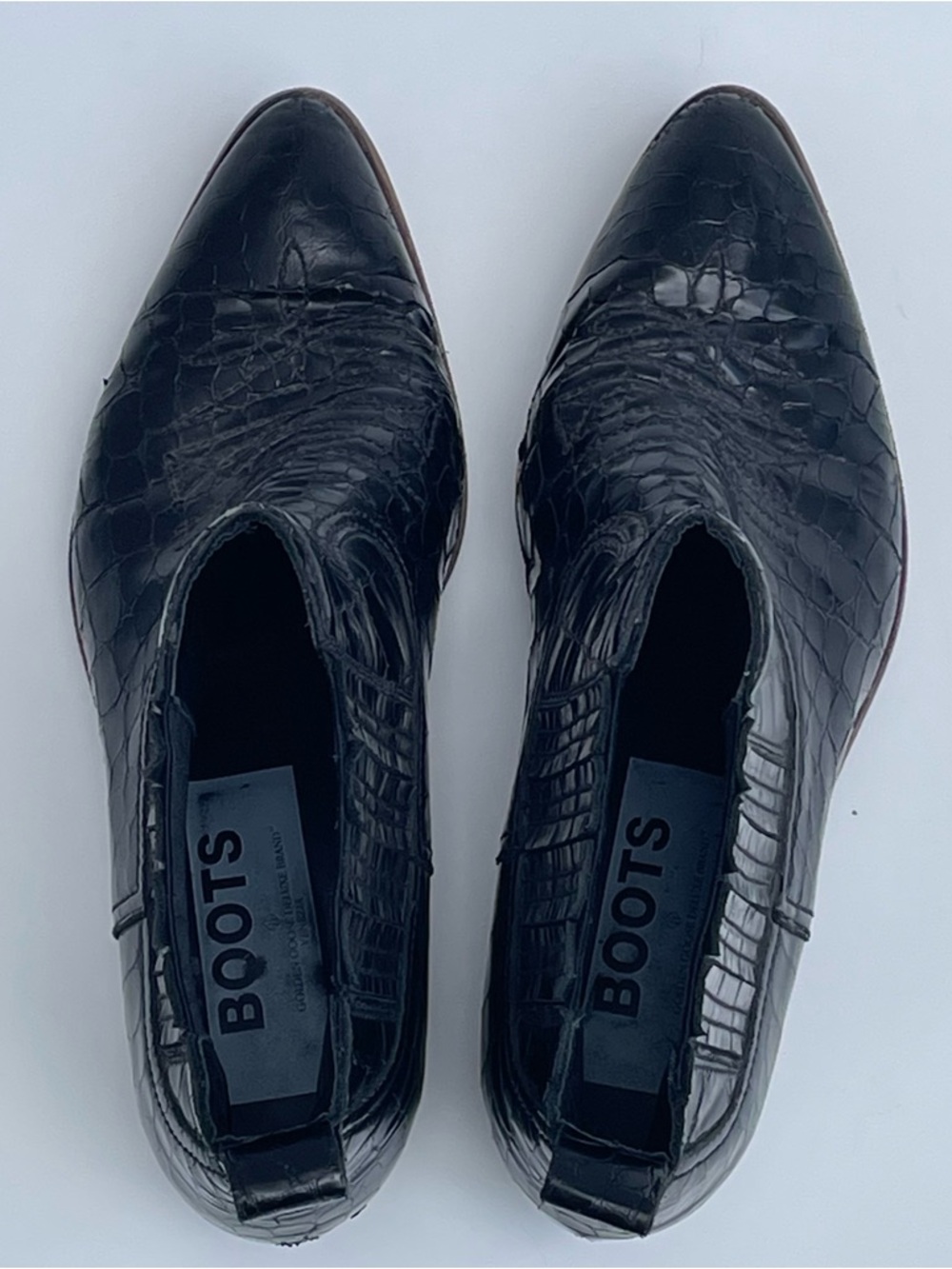 Golden Goose Deluxe Brand GGDB Black Cowboy Ankle Boots Italy EUR 41 / US 10 - Picture 9 of 10